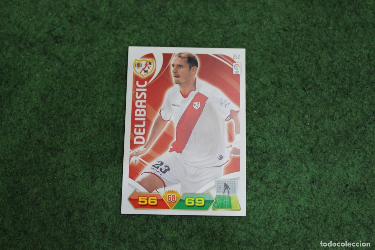 Cromos de f&uacute;tbol: 252 DELIBASIC RAYO VALLECANO ADRENALYN XL 2011 2012 11 12 LALIGA SANTANDER