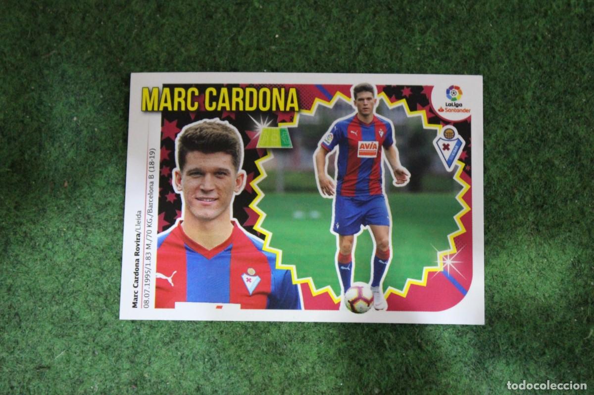 Cromos de f&uacute;tbol: 15 BIS MARC CARDONA COLOCA SD EIBAR LIGA ESTE 2018-19 2018 2019 18 19 LALIGA SANTANDER