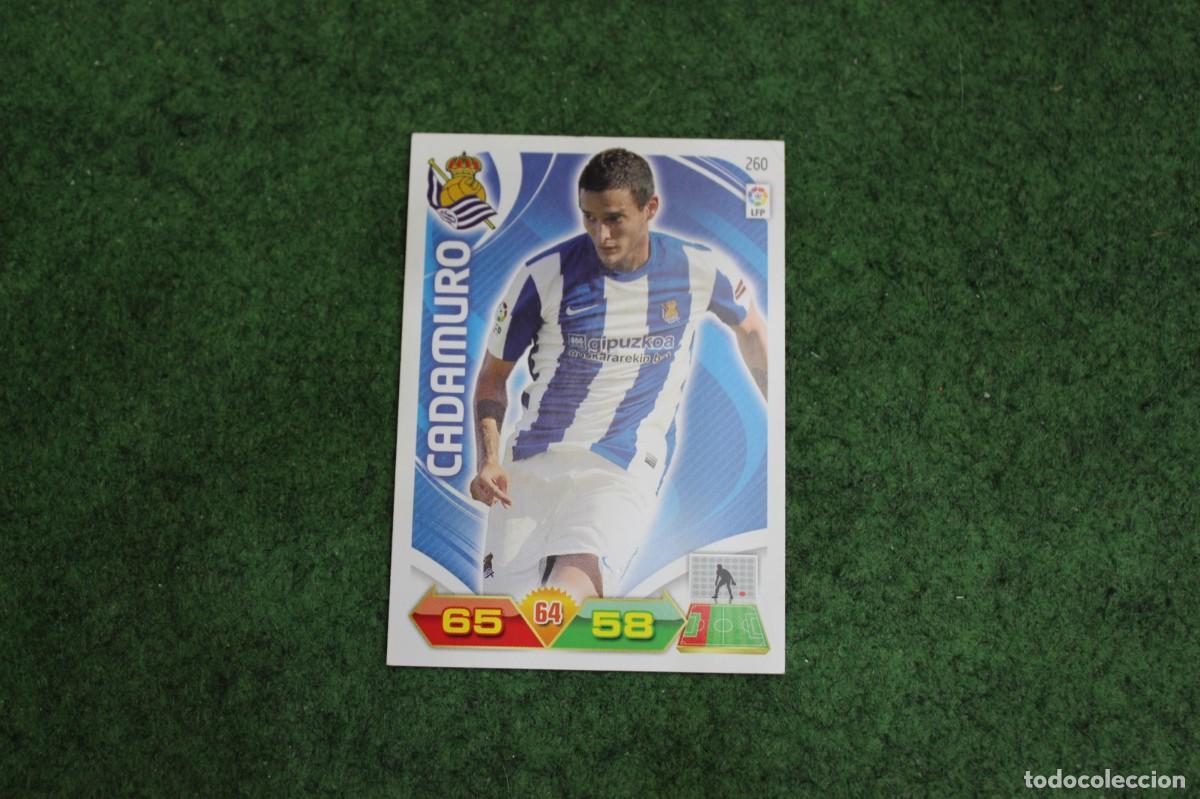 Cromos de f&uacute;tbol: 260 CADAMURO REAL SOCIEDAD ADRENALYN XL 2011 2012 11 12 LALIGA SANTANDER