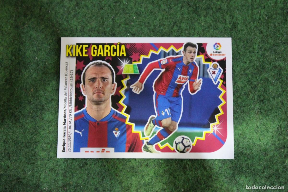 Cromos de f&uacute;tbol: 16 KIKE GARC&Iacute;A SD EIBAR LIGA ESTE 2018-19 2018 2019 18 19 LALIGA SANTANDER