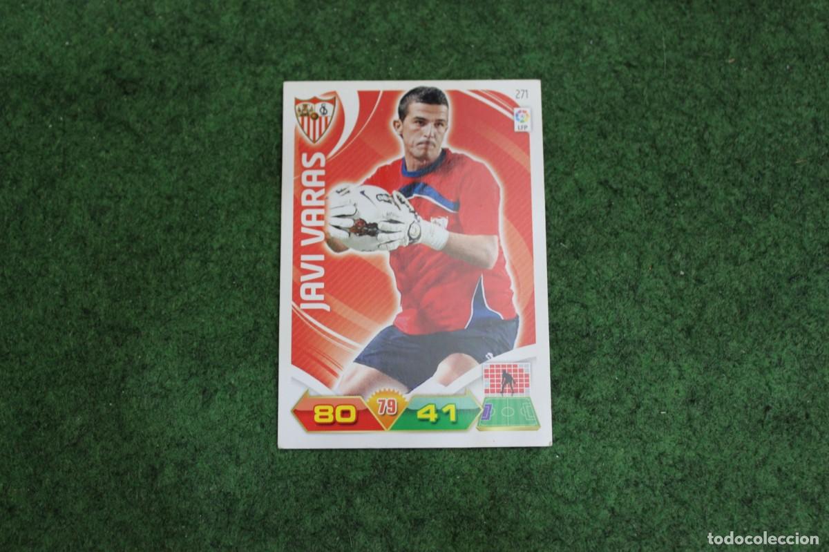 Football Stickers: 271 JAVI VARAS SEVILLA FC ADRENALYN XL 2011 2012 11 12 LALIGA SANTANDER