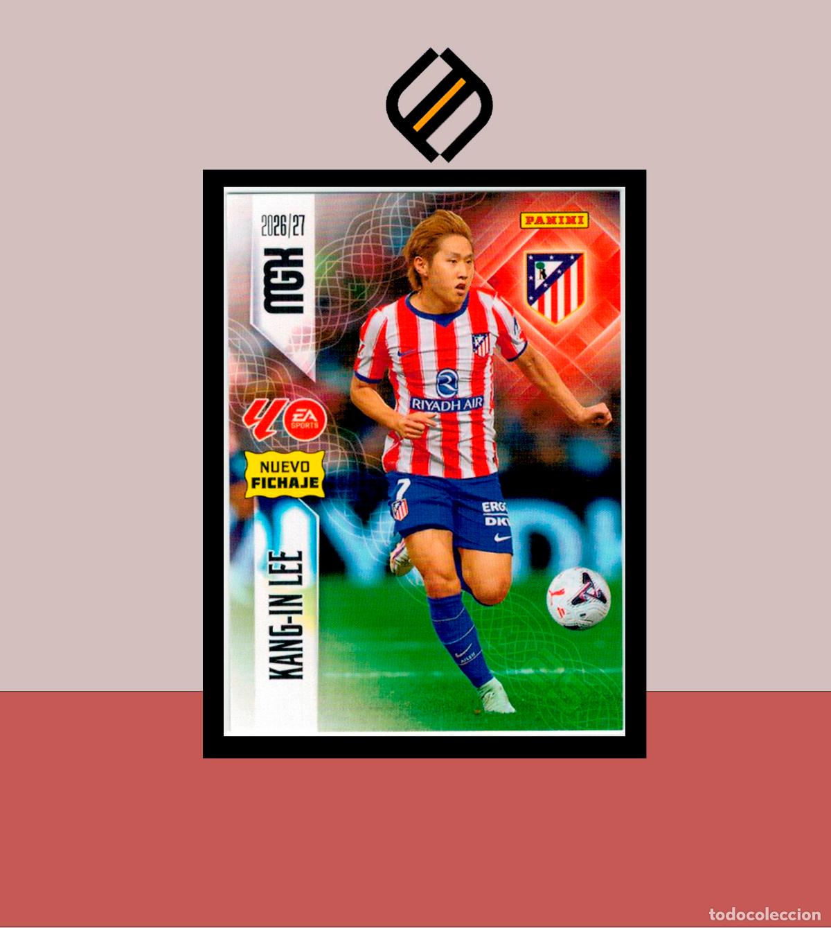 Cromos de f&uacute;tbol: MEGACRACKS 2026 2027 26 27 PANINI 486 KANG-IN LEE ATL&Eacute;TICO MADRID COLECCI&Oacute;N MGK NUEVO FICHAJE 2 ED