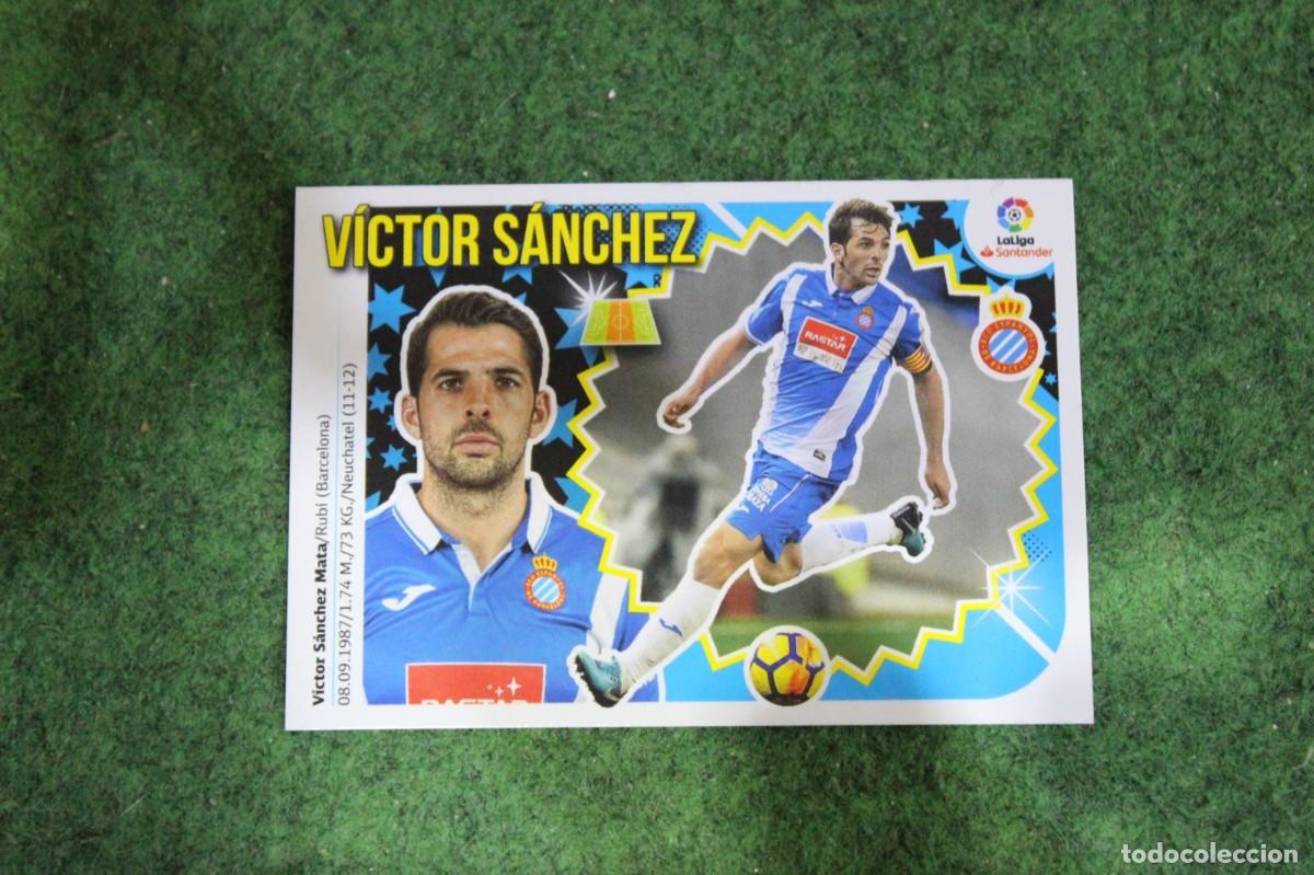 Cromos de f&uacute;tbol: 9 V&Iacute;CTOR S&Aacute;NCHEZ RCD ESPANYOL LIGA ESTE 2018-19 2018 2019 18 19 LALIGA SANTANDER