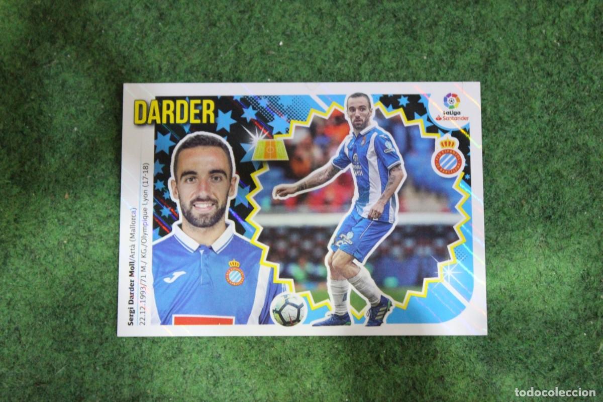 Cromos de f&uacute;tbol: 10 DARDER RCD ESPANYOL LIGA ESTE 2018-19 2018 2019 18 19 LALIGA SANTANDER