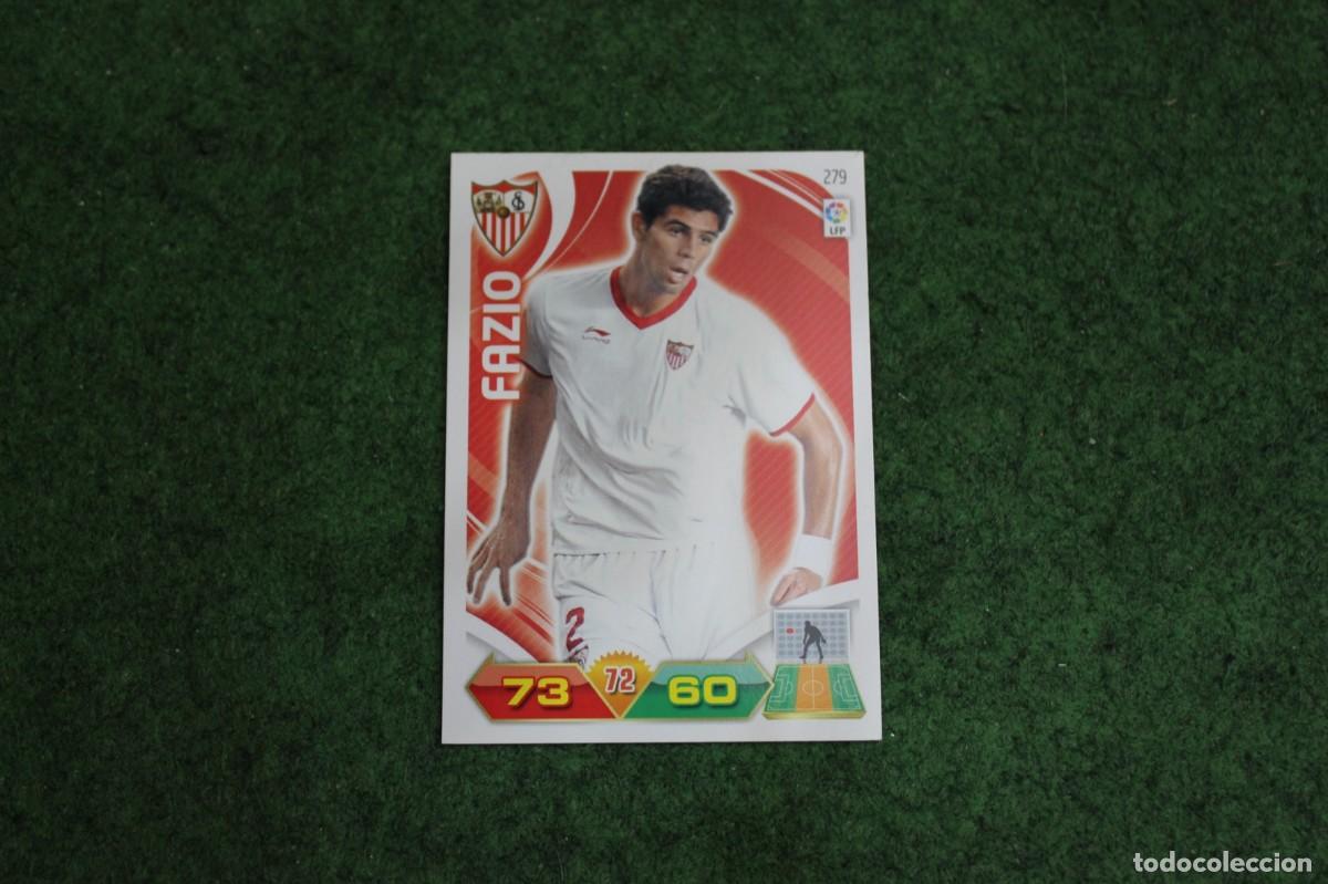 Cromos de f&uacute;tbol: 279 FAZIO SEVILLA FC ADRENALYN XL 2011 2012 11 12 LALIGA SANTANDER