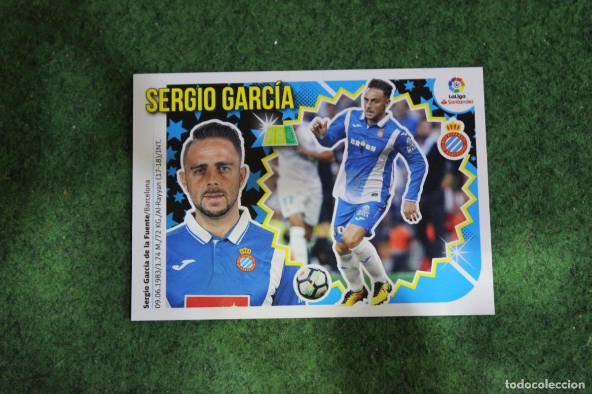 Cartes &agrave; collectionner de Football: 16 SERGIO GARC&Iacute;A RCD ESPANYOL LIGA ESTE 2018-19 2018 2019 18 19 LALIGA SANTANDER