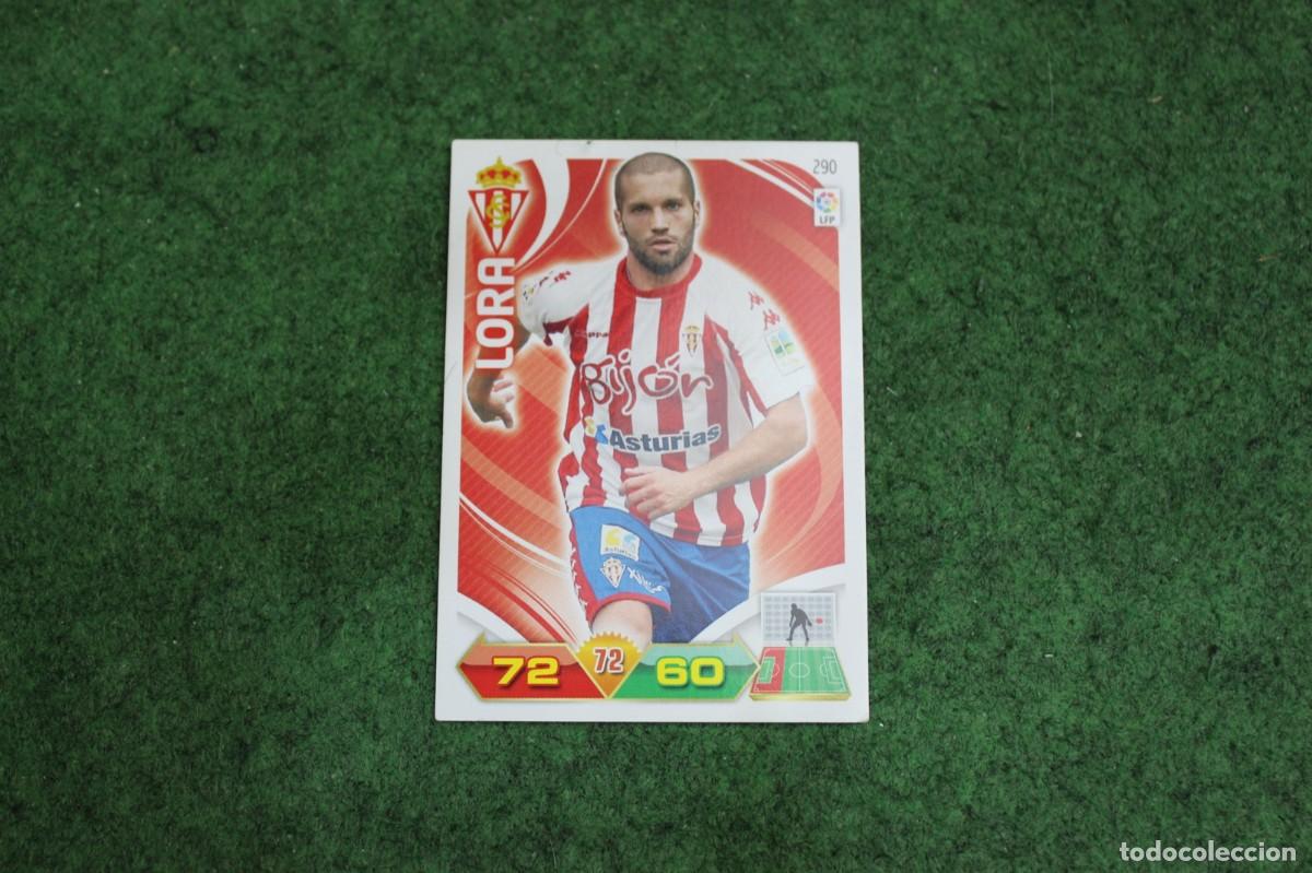 Cartes &agrave; collectionner de Football: 290 LORA REAL SPORTING DE GIJ&Oacute;N ADRENALYN XL 2011 2012 11 12 LALIGA SANTANDER