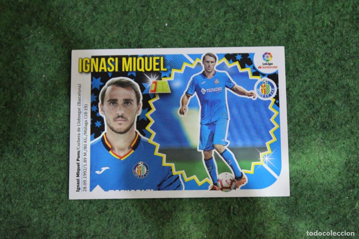 Figurine di Calcio: 4 BIS IGNASI MIQUEL COLOCA GETAFE CF LIGA ESTE 2018-19 2018 2019 18 19 LALIGA SANTANDER