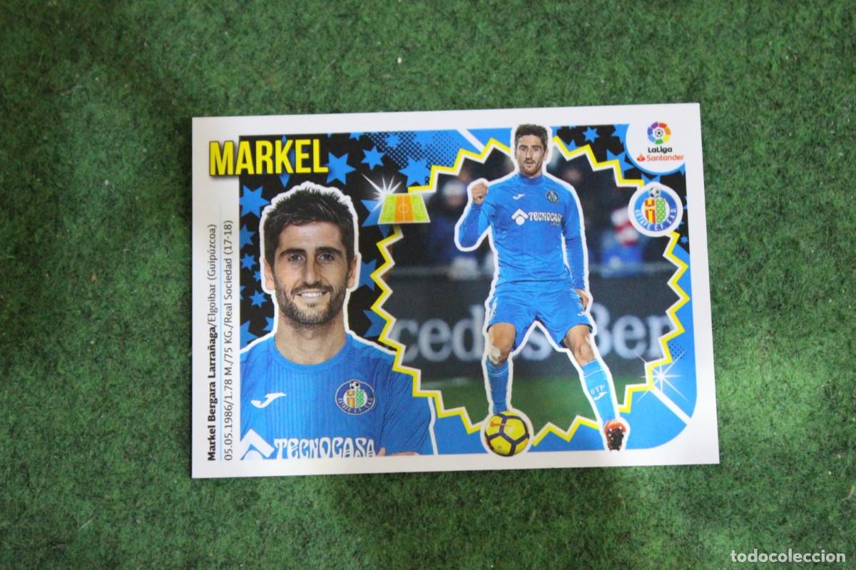 Football Stickers: 9 MARKEL GETAFE CF LIGA ESTE 2018-19 2018 2019 18 19 LALIGA SANTANDER