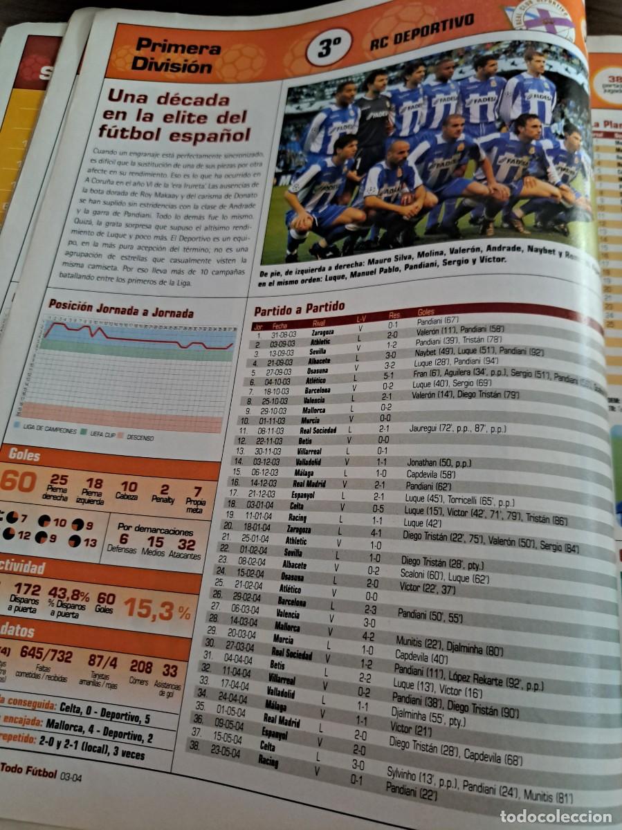 Football Stickers: Foto plantilla Don Bal&oacute;n 2003-04. Deportivo Coru&ntilde;a