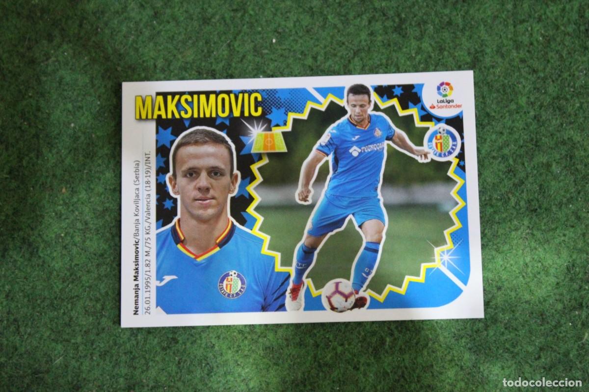 Football Stickers: 10 BIS MAKSIMOVIC COLOCA GETAFE CF LIGA ESTE 2018-19 2018 2019 18 19 LALIGA SANTANDER