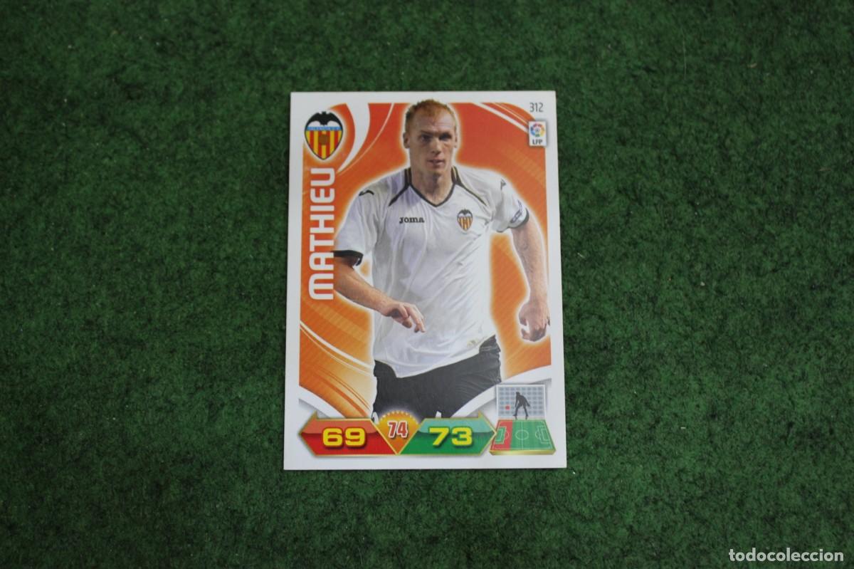 Cromos de Futebol: 312 MATHIEU VALENCIA CF ADRENALYN XL 2011 2012 11 12 LALIGA SANTANDER