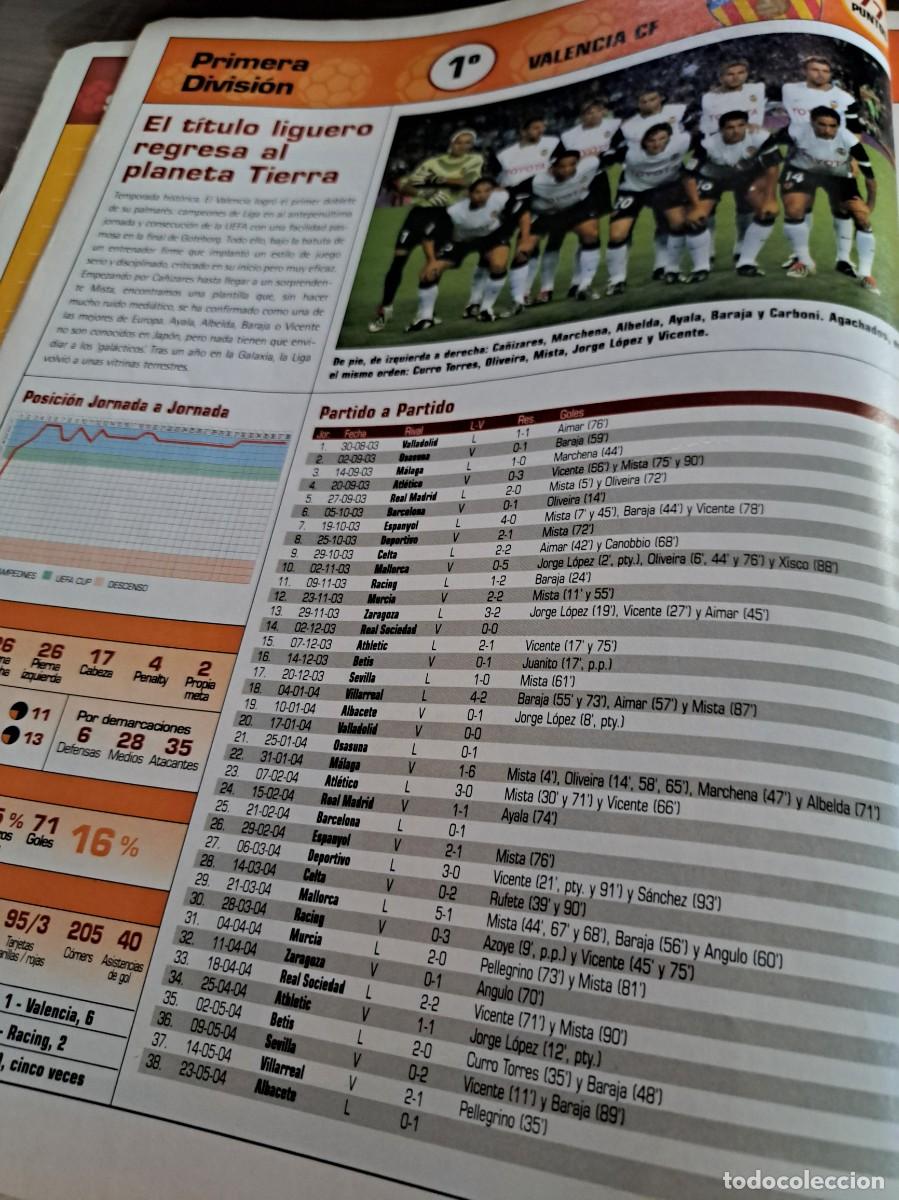 Football Stickers: Foto plantilla Don Bal&oacute;n 2003-04. Valencia CF