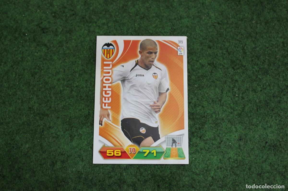 Football Stickers: 319 FEGHOULI VALENCIA CF ADRENALYN XL 2011 2012 11 12 LALIGA SANTANDER