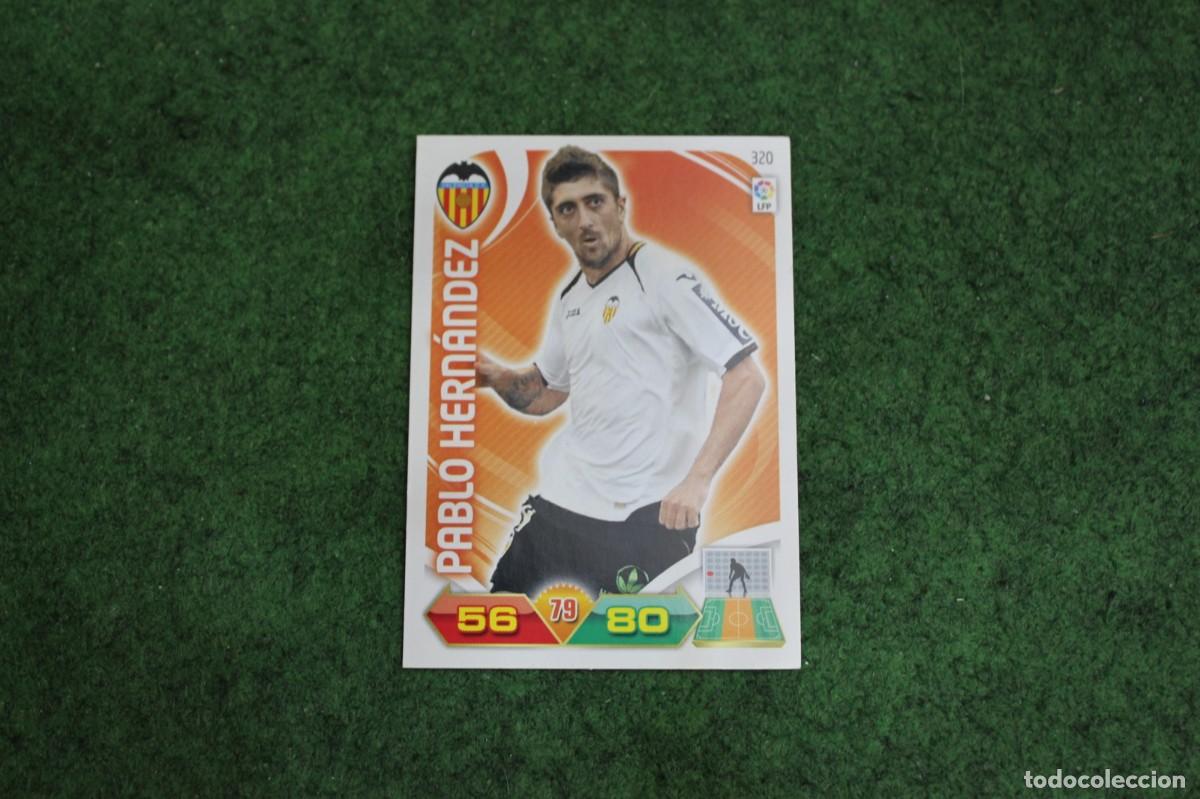 Football Stickers: 320 PABLO HERN&Aacute;NDEZ VALENCIA CF ADRENALYN XL 2011 2012 11 12 LALIGA SANTANDER