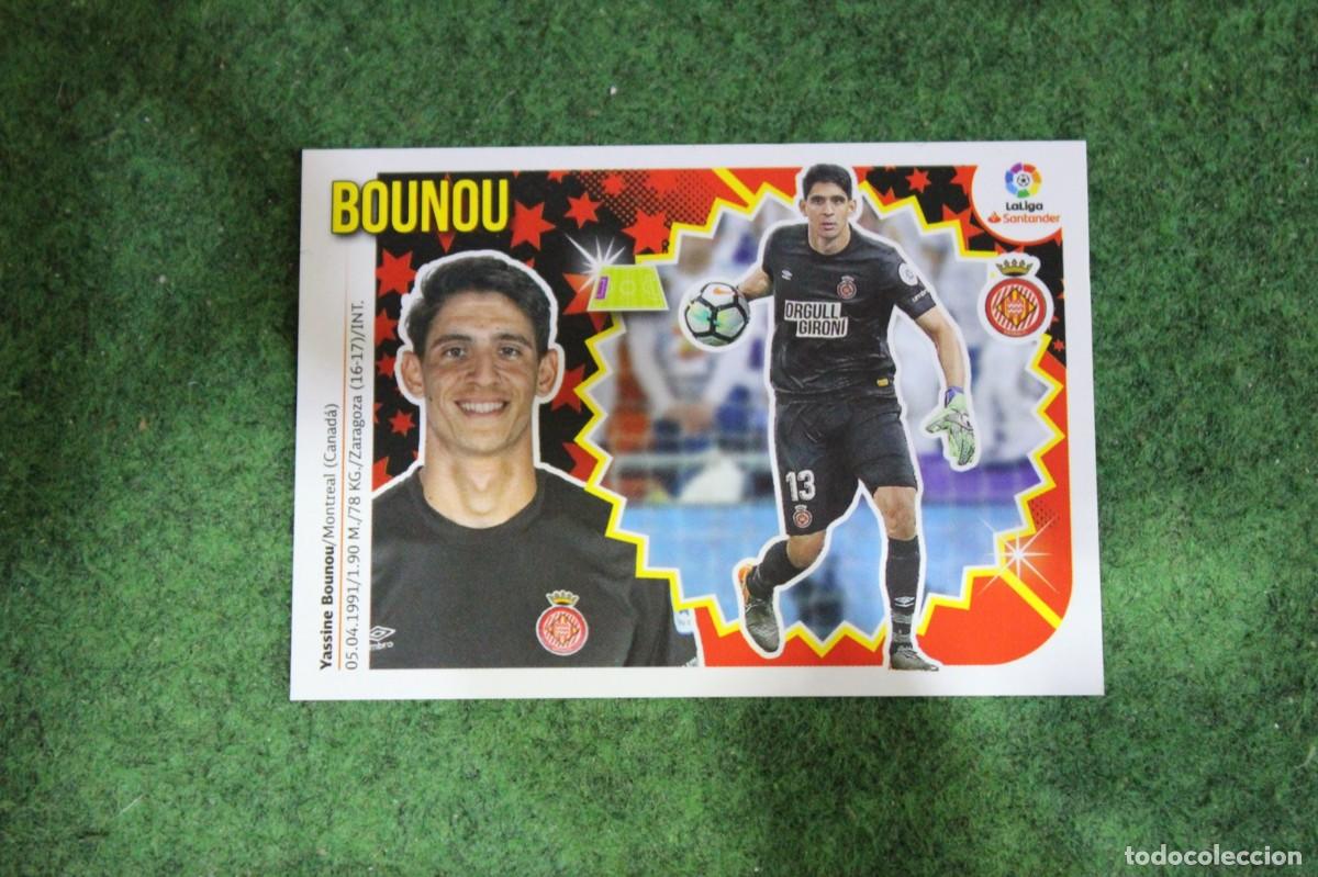 Cromos de f&uacute;tbol: 1 BOUNOU GIRONA FC LIGA ESTE 2018-19 2018 2019 18 19 LALIGA SANTANDER