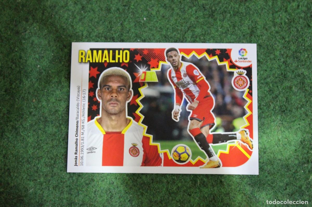 Cromos de f&uacute;tbol: 3 RAMALHO GIRONA FC LIGA ESTE 2018-19 2018 2019 18 19 LALIGA SANTANDER