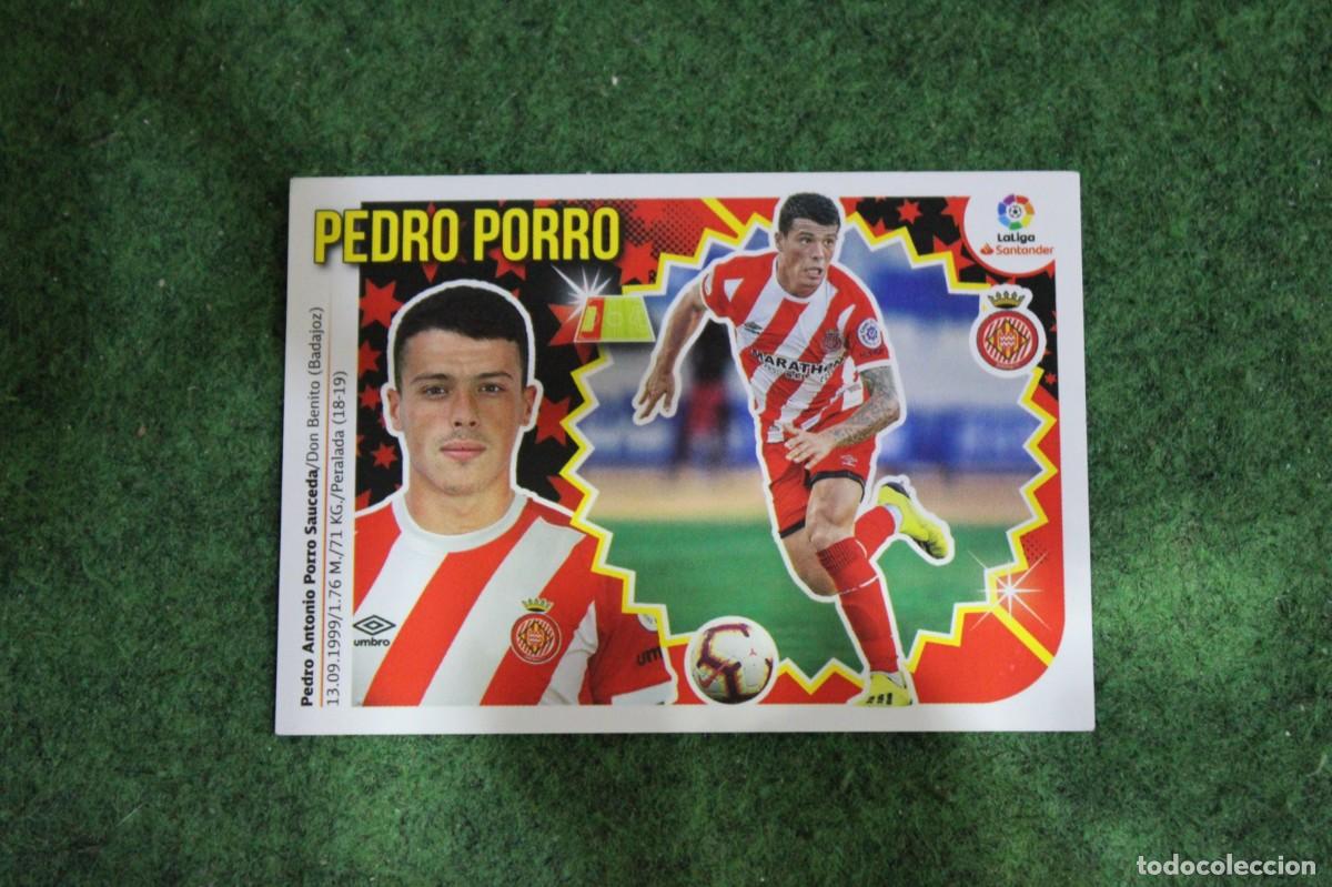 Cromos de f&uacute;tbol: 3 BIS PEDRO PORRO COLOCA GIRONA FC LIGA ESTE 2018-19 2018 2019 18 19 LALIGA SANTANDER