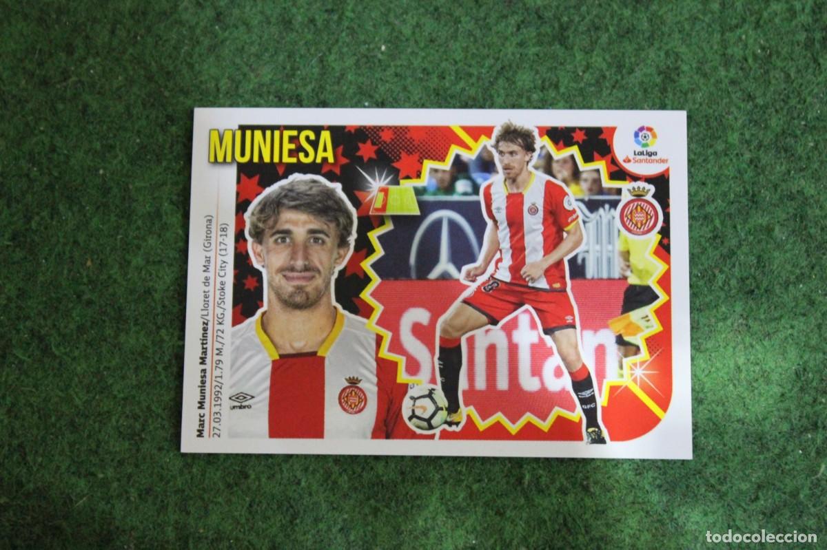 Cromos de f&uacute;tbol: 4B MUNIESA GIRONA FC LIGA ESTE 2018-19 2018 2019 18 19 LALIGA SANTANDER