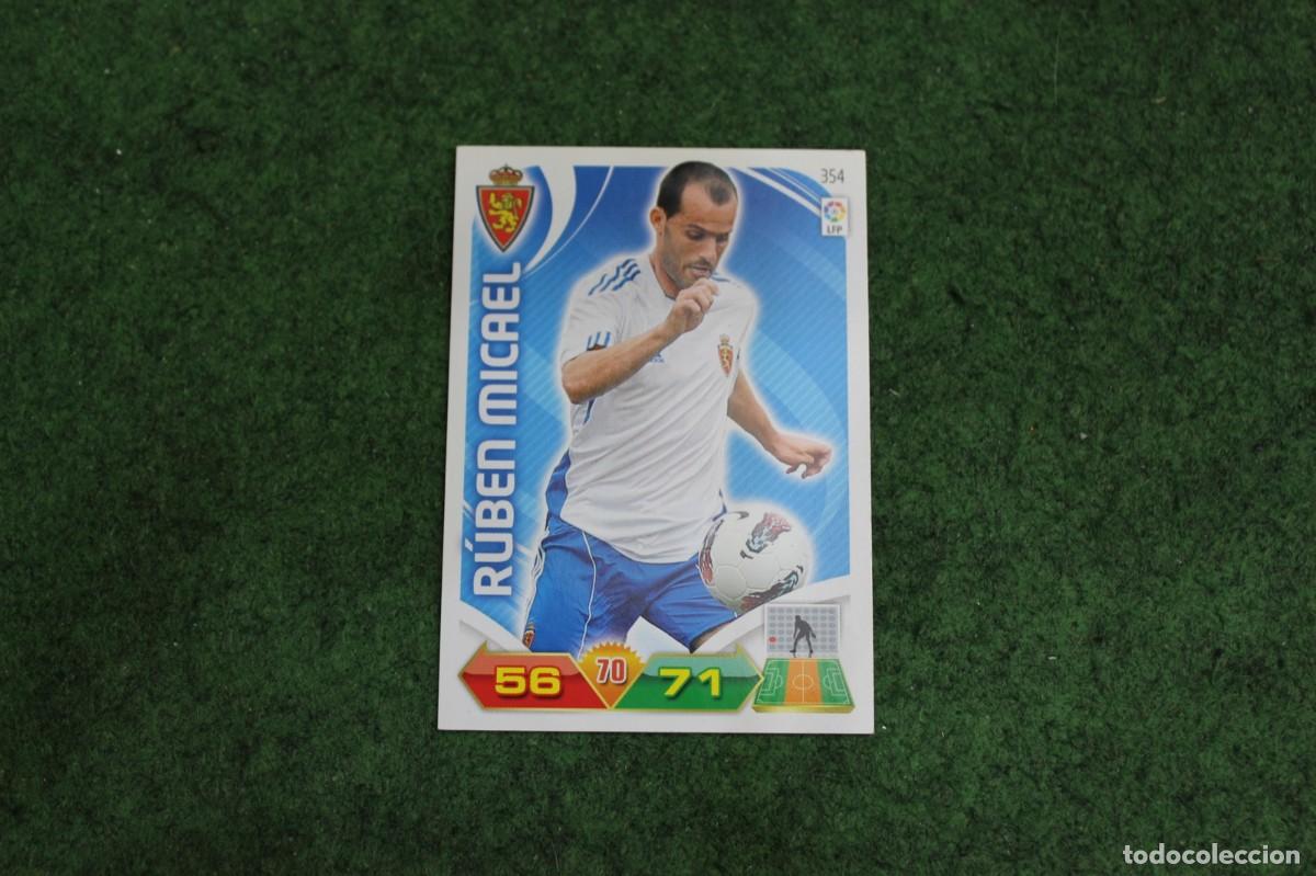 Fu&szlig;ball-Sticker: 354 RUBEN MICAEL REAL ZARAGOZA ADRENALYN XL 2011 2012 11 12 LALIGA SANTANDER