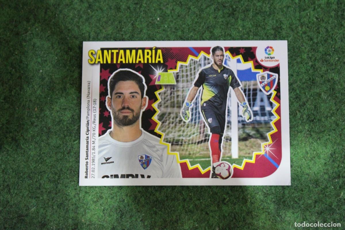Cromos de Futebol: 2 SANTAMAR&Iacute;A SD HUESCA LIGA ESTE 2018-19 2018 2019 18 19 LALIGA SANTANDER