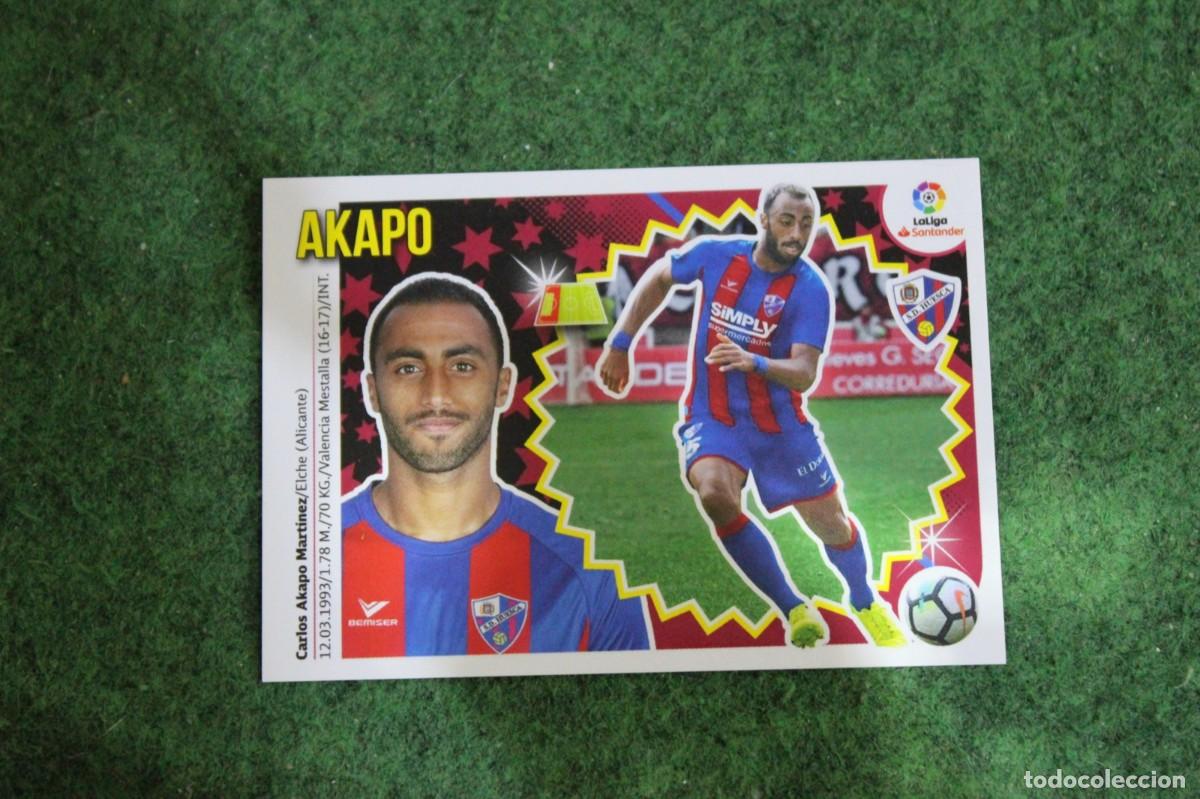 Figurine di Calcio: 4 AKAPO SD HUESCA LIGA ESTE 2018-19 2018 2019 18 19 LALIGA SANTANDER