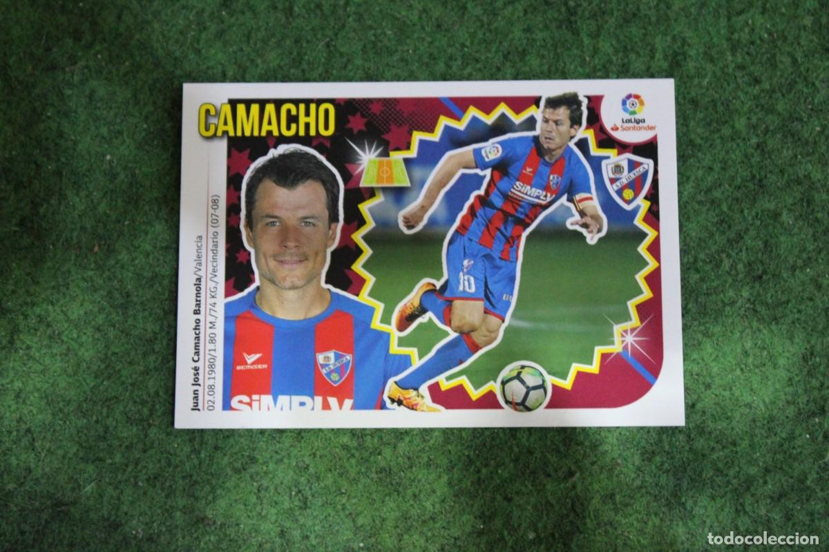Cromos de f&uacute;tbol: 8B CAMACHO SD HUESCA LIGA ESTE 2018-19 2018 2019 18 19 LALIGA SANTANDER