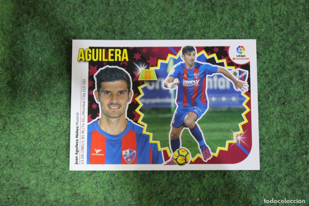 Cromos de f&uacute;tbol: 9 AGUILERA SD HUESCA LIGA ESTE 2018-19 2018 2019 18 19 LALIGA SANTANDER