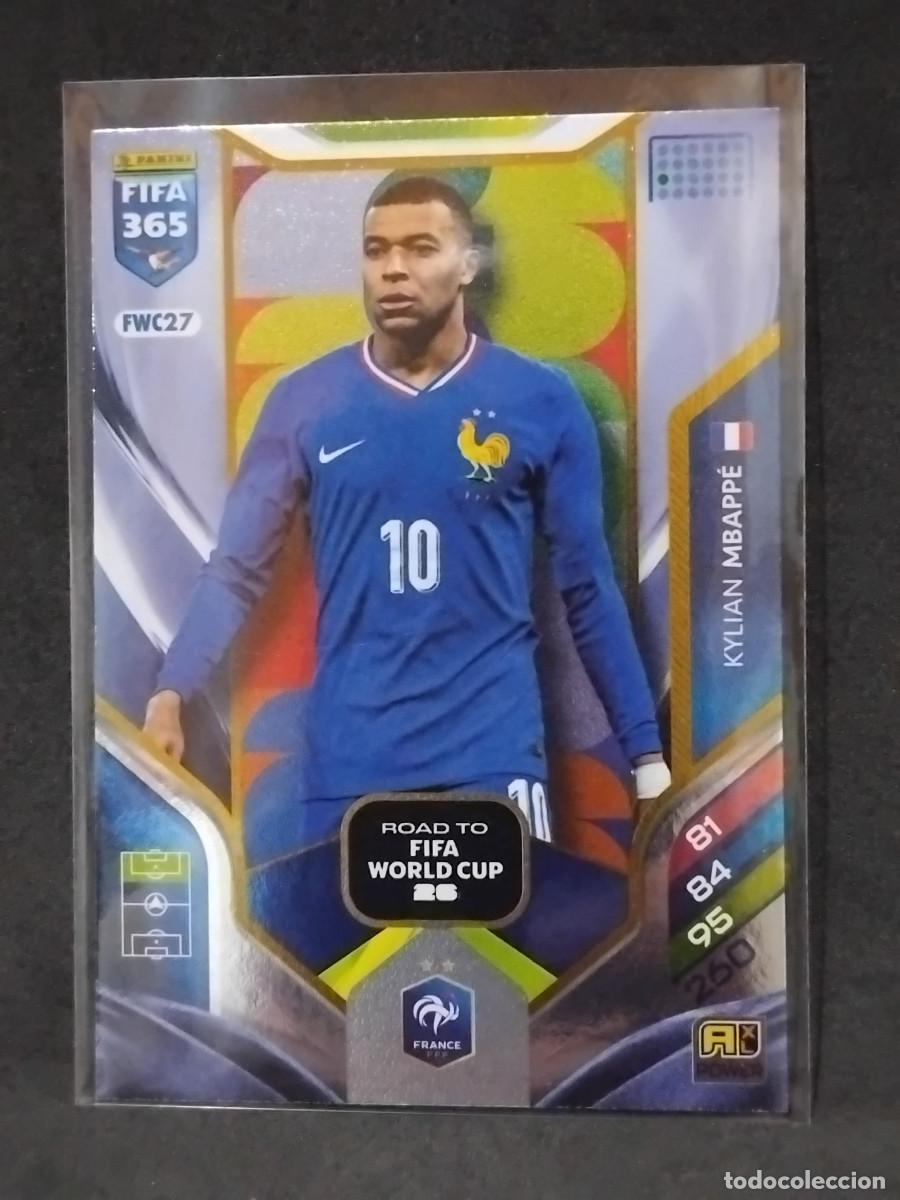 Cromos de f&uacute;tbol: KYLIAN MBAPP&Eacute; FWC27 - FRANCIA - ADRENALYN XL FIFA 365 2025 2026 CROMOS FUTBOL 2025-26 FRANCE