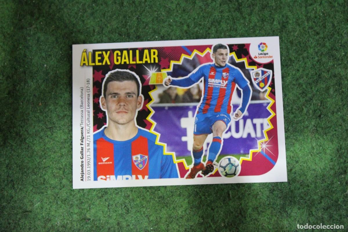 Cromos de f&uacute;tbol: 13 &Aacute;LEX GALLAR SD HUESCA LIGA ESTE 2018-19 2018 2019 18 19 LALIGA SANTANDER