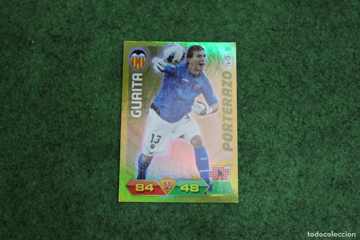 Football Stickers: 385 GUAITA PORTERAZO ADRENALYN XL 2011 2012 11 12 LALIGA SANTANDER