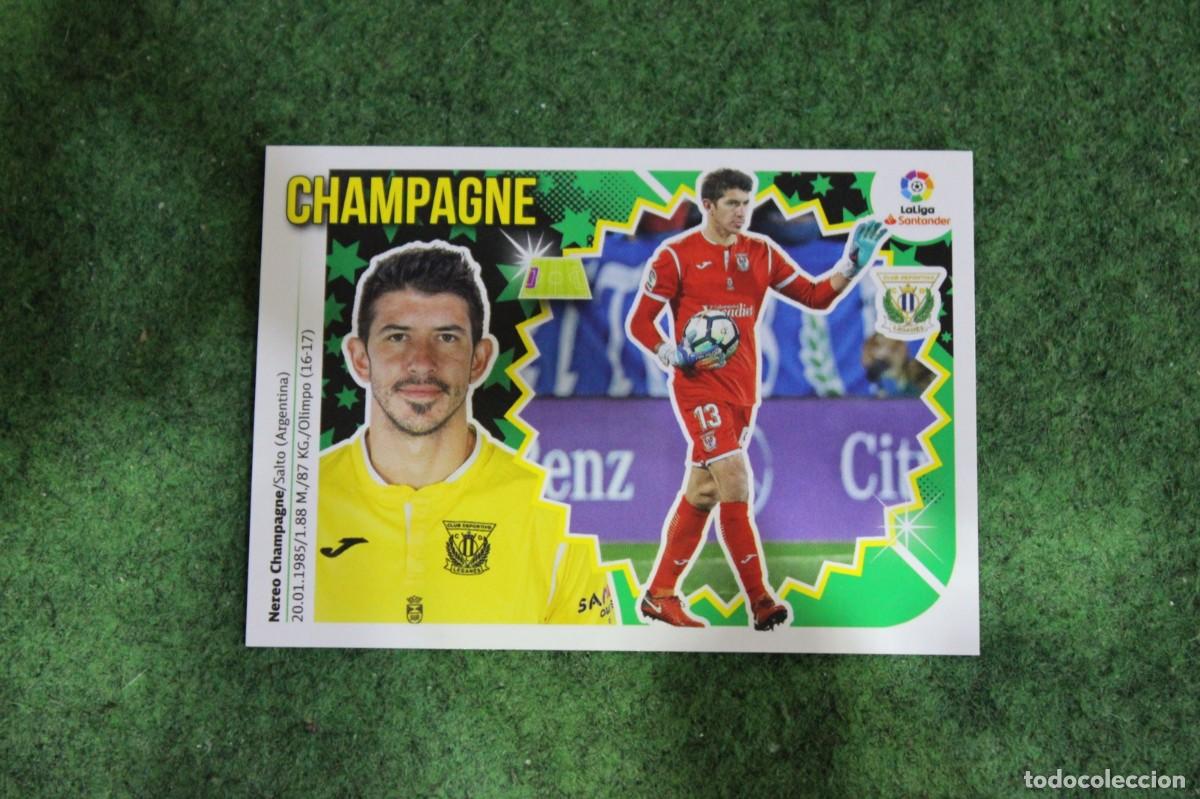 Cromos de f&uacute;tbol: 2 CHAMPAGNE CD LEGAN&Eacute;S LIGA ESTE 2018-19 2018 2019 18 19 LALIGA SANTANDER