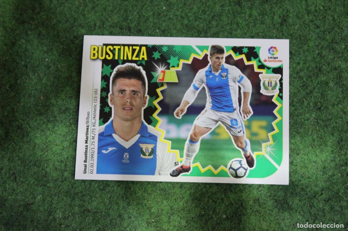 Cromos de f&uacute;tbol: 3 BUSTINZA CD LEGAN&Eacute;S LIGA ESTE 2018-19 2018 2019 18 19 LALIGA SANTANDER