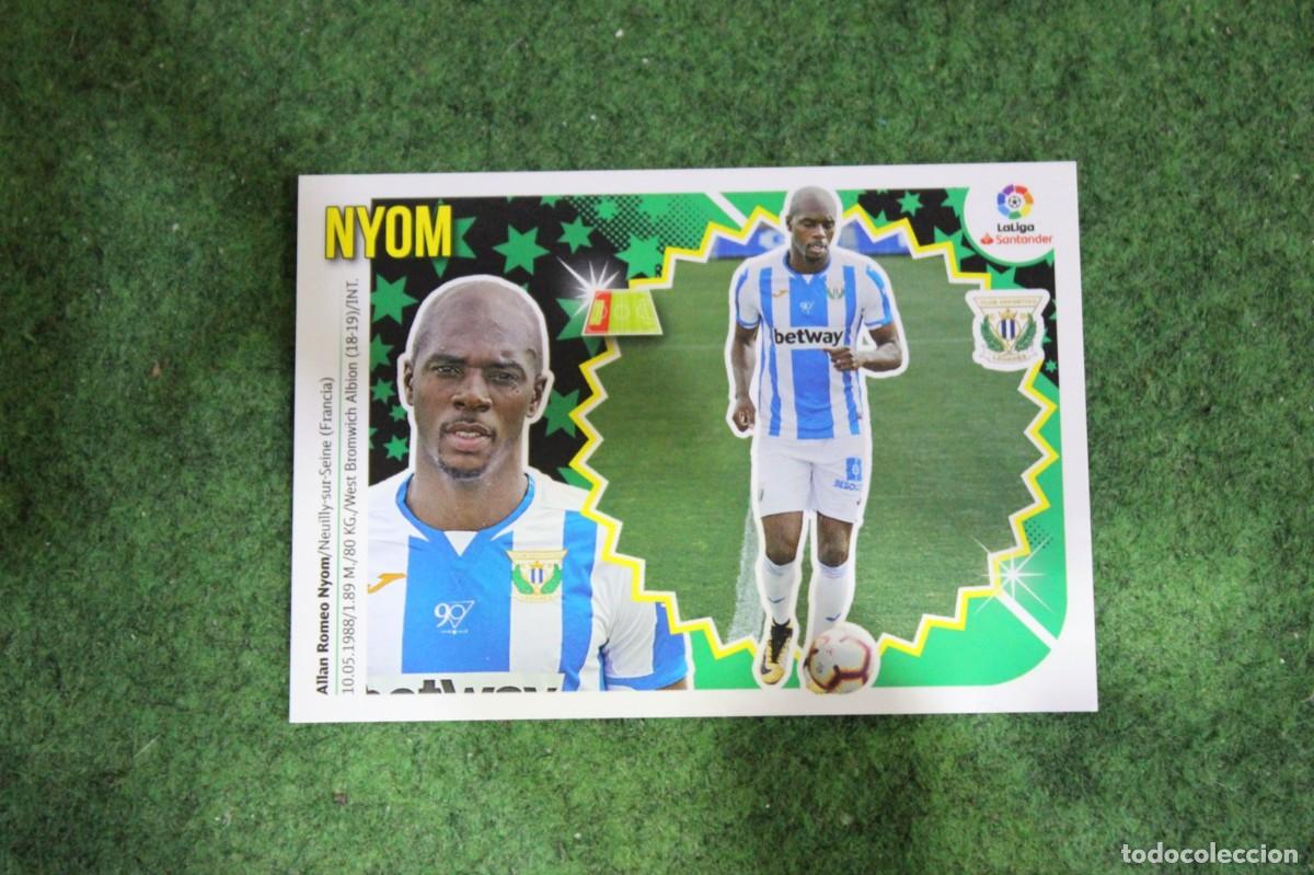 Cromos de f&uacute;tbol: 3 BIS NYOM COLOCA CD LEGAN&Eacute;S LIGA ESTE 2018-19 2018 2019 18 19 LALIGA SANTANDER