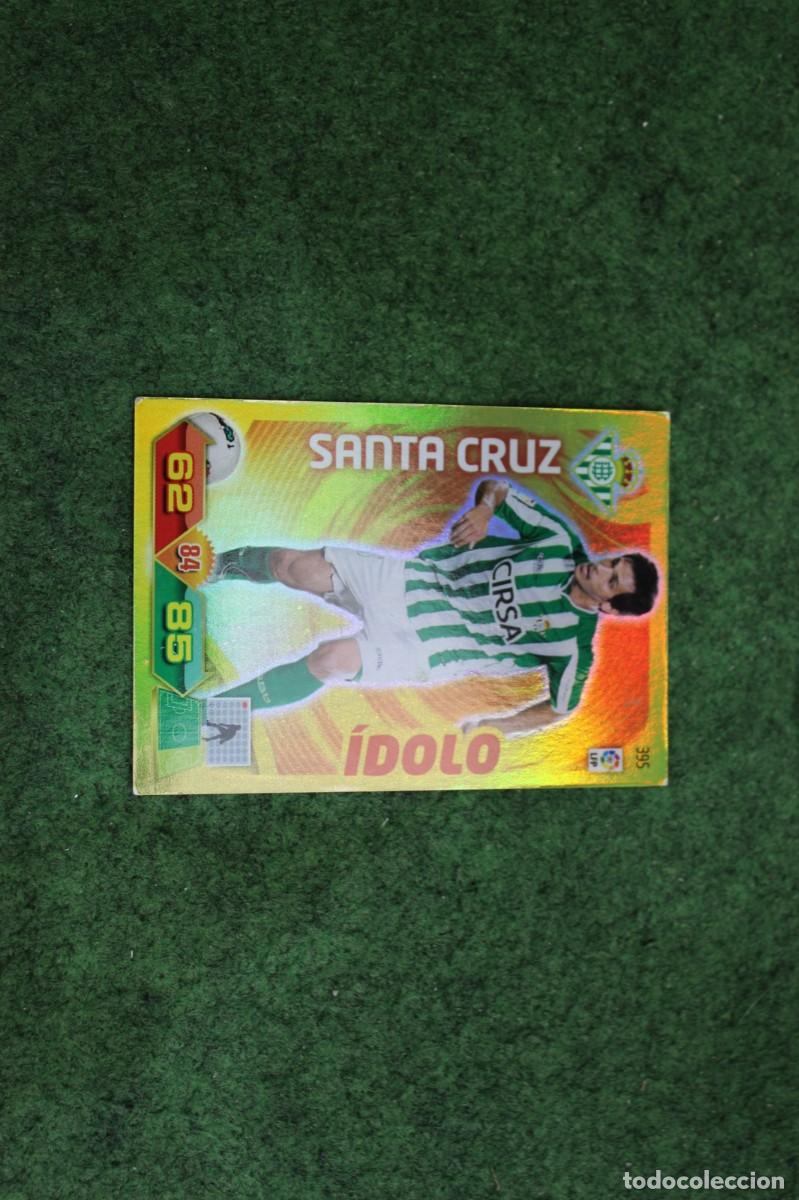 Cromos de f&uacute;tbol: 395 SANTA CRUZ &Iacute;DOLO ADRENALYN XL 2011 2012 11 12 LALIGA SANTANDER