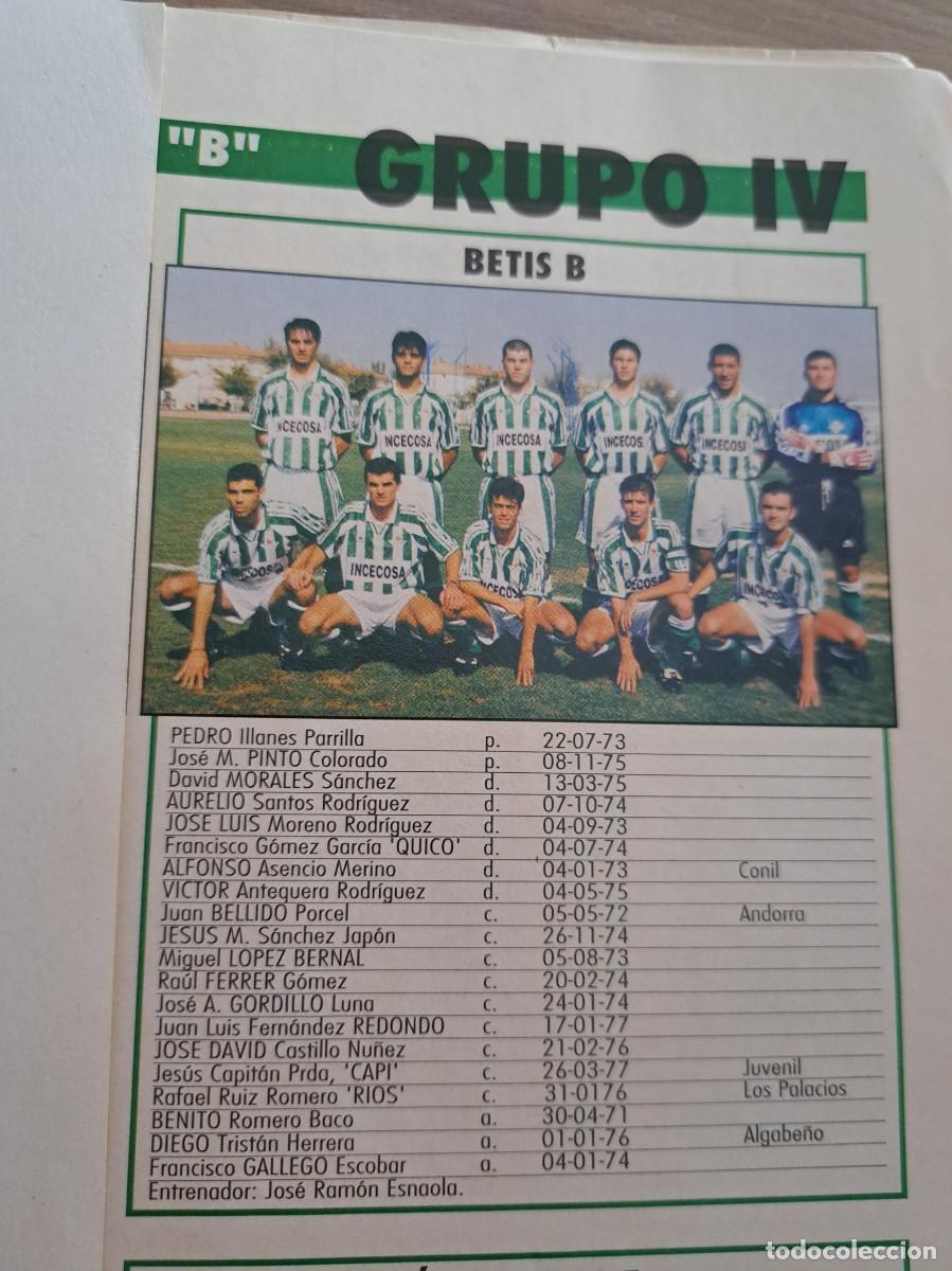 Cromos de f&uacute;tbol: Foto plantilla y jugadores Don Bal&oacute;n 1995-96. Elche CF