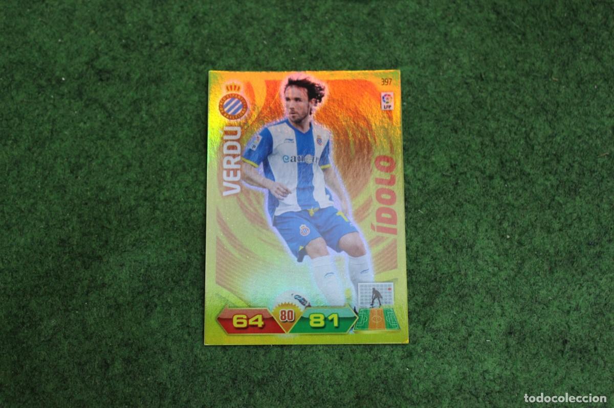 Cromos de f&uacute;tbol: 397 VERD&Uacute; &Iacute;DOLO ADRENALYN XL 2011 2012 11 12 LALIGA SANTANDER