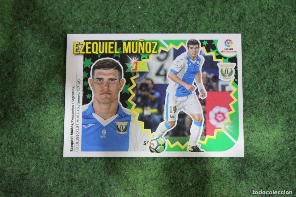 Cromos de f&uacute;tbol: 5 EZEQUIEL MU&Ntilde;OZ CD LEGAN&Eacute;S LIGA ESTE 2018-19 2018 2019 18 19 LALIGA SANTANDER