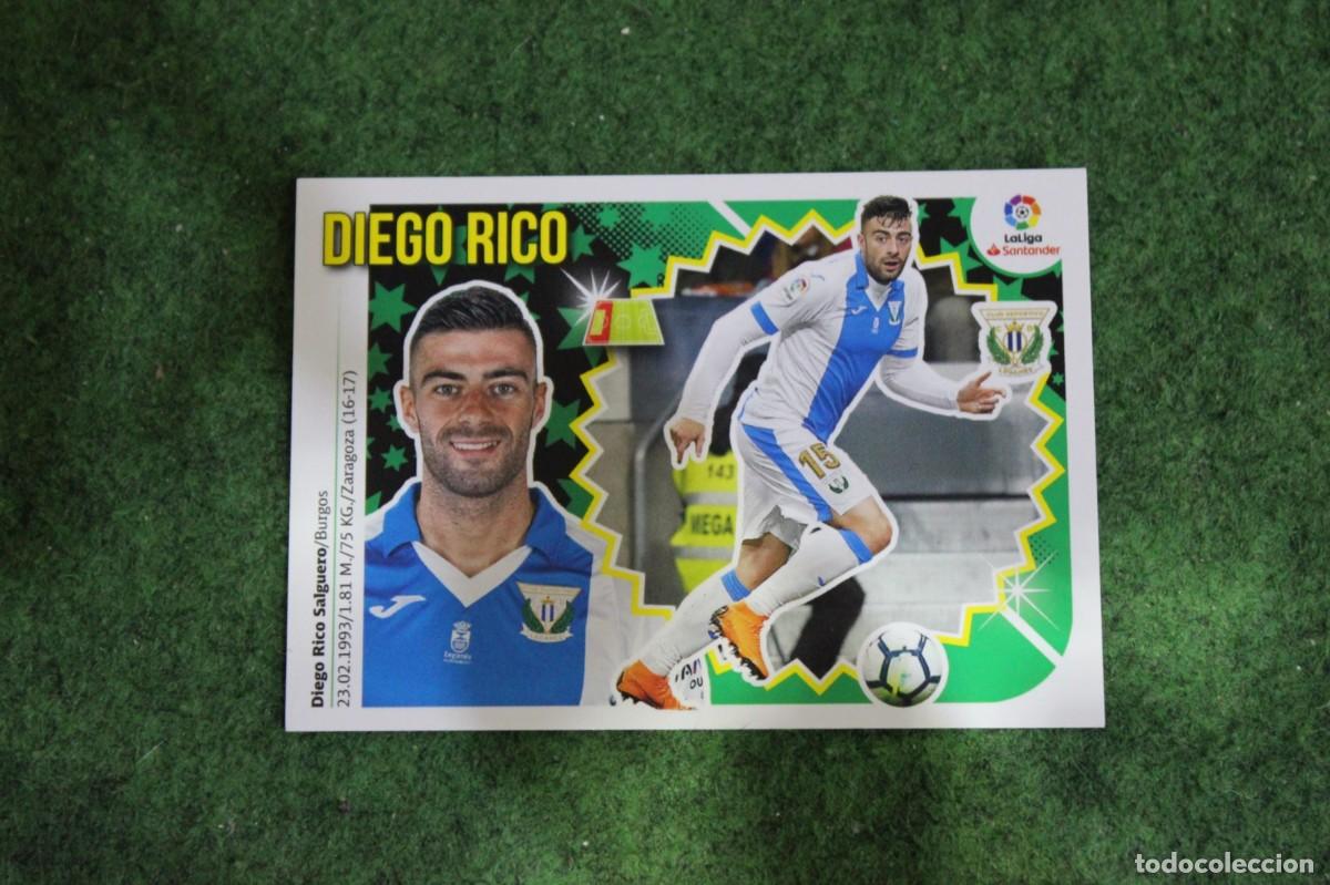 Cromos de f&uacute;tbol: 7 DIEGO RICO CD LEGAN&Eacute;S LIGA ESTE 2018-19 2018 2019 18 19 LALIGA SANTANDER
