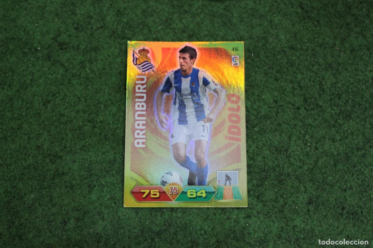 Cromos de f&uacute;tbol: 416 ARANBURU &Iacute;DOLO ADRENALYN XL 2011 2012 11 12 LALIGA SANTANDER
