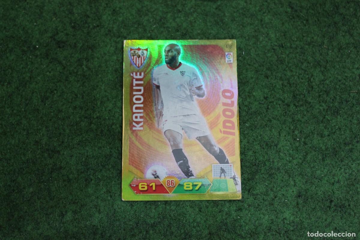 Cromos de f&uacute;tbol: 418 KANOUT&Eacute; &Iacute;DOLO ADRENALYN XL 2011 2012 11 12 LALIGA SANTANDER