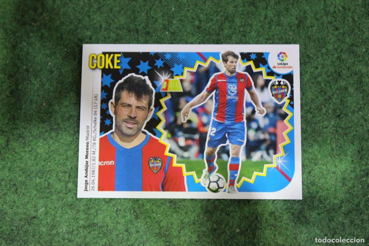 Cartes &agrave; collectionner de Football: 3A COKE UD LEVANTE LIGA ESTE 2018-19 2018 2019 18 19 LALIGA SANTANDER