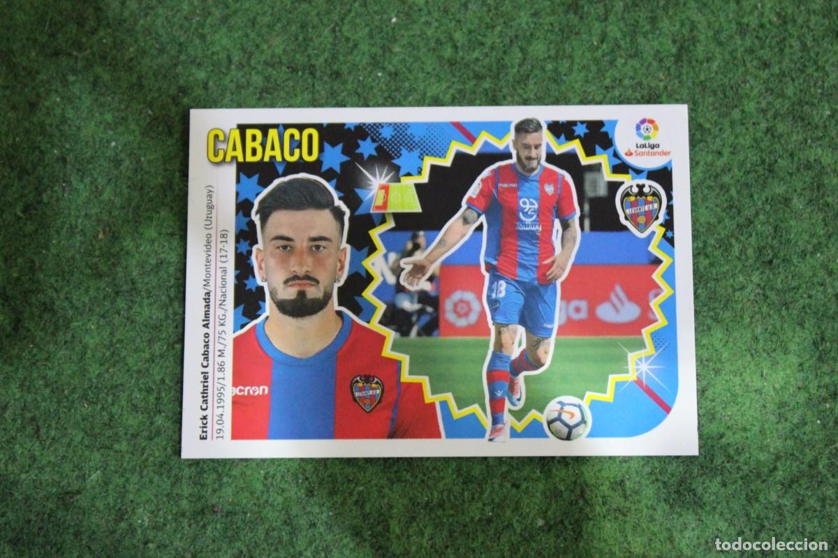 Cromos de f&uacute;tbol: 6 CABACO UD LEVANTE LIGA ESTE 2018-19 2018 2019 18 19 LALIGA SANTANDER
