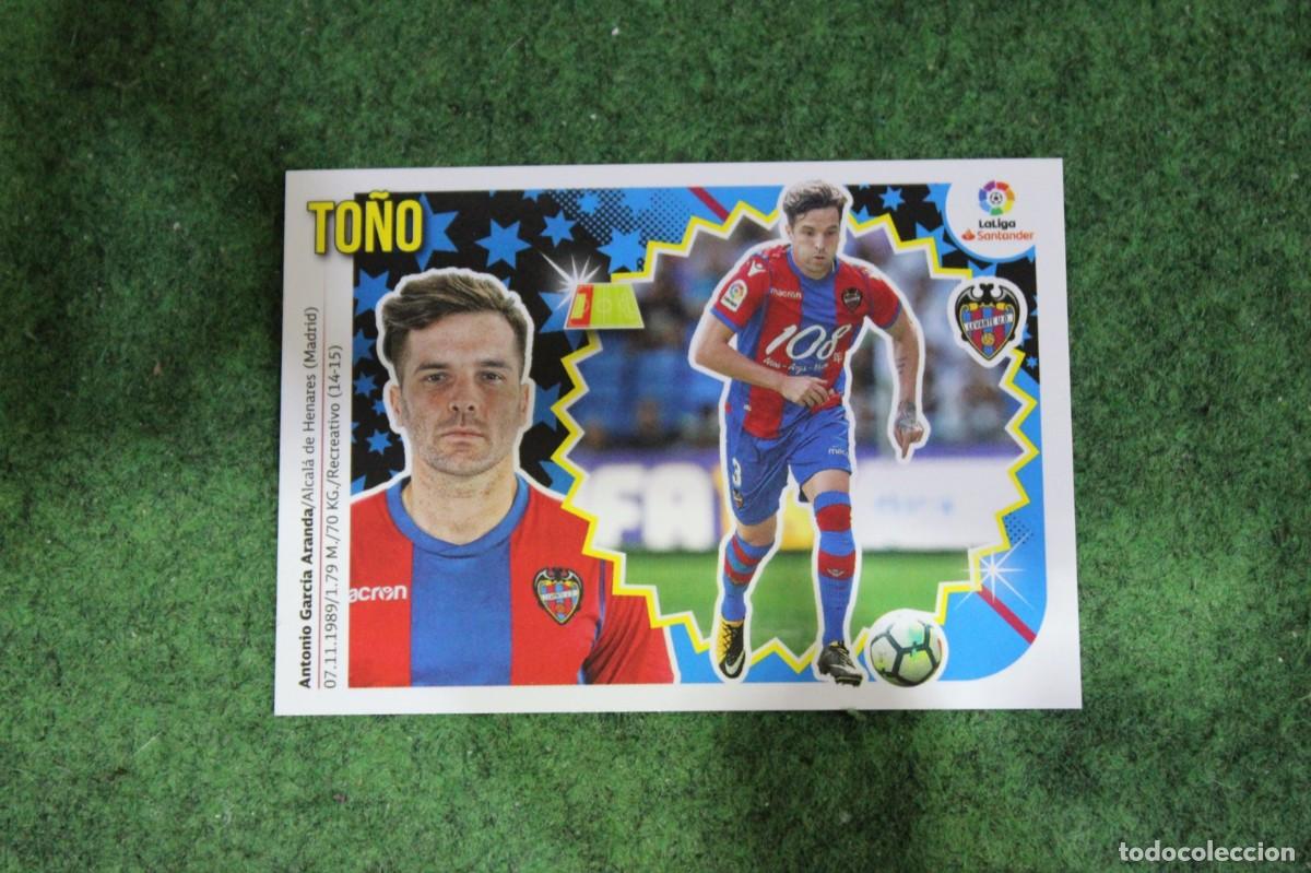 Cromos de f&uacute;tbol: 7 TO&Ntilde;O UD LEVANTE LIGA ESTE 2018-19 2018 2019 18 19 LALIGA SANTANDER