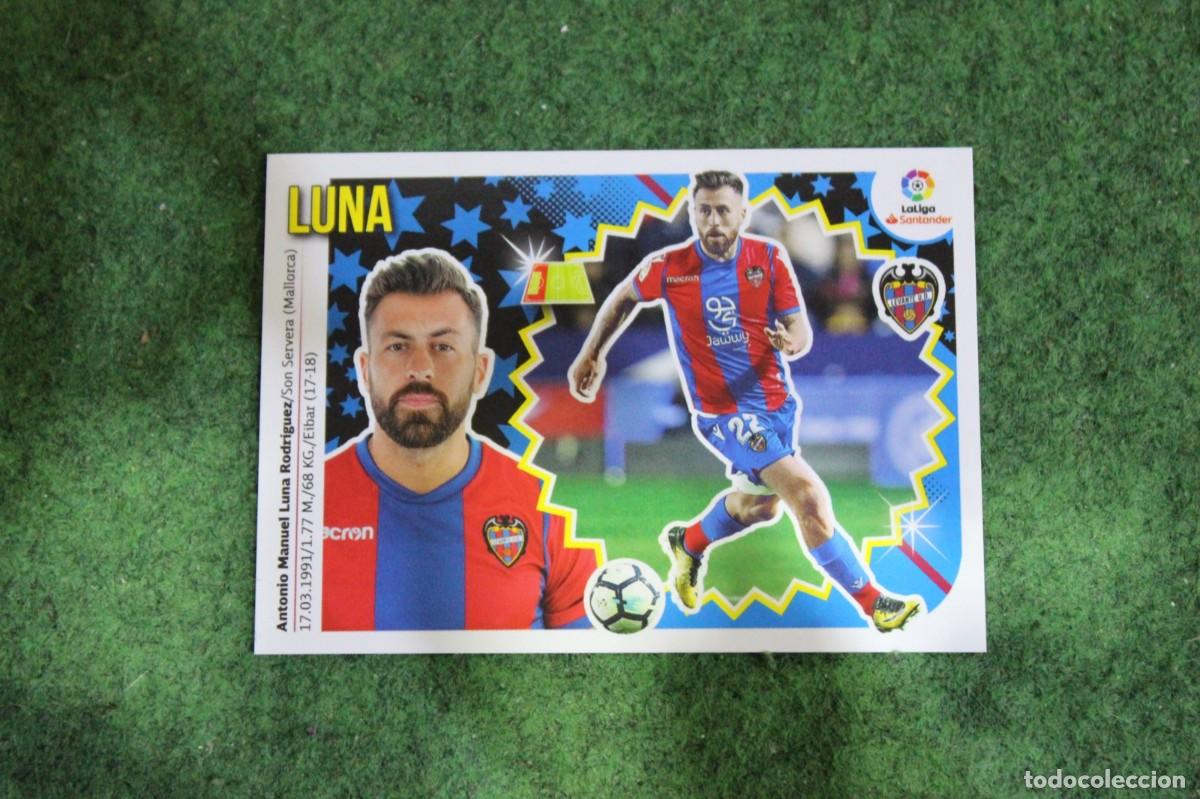 Cromos de f&uacute;tbol: 8A LUNA UD LEVANTE LIGA ESTE 2018-19 2018 2019 18 19 LALIGA SANTANDER