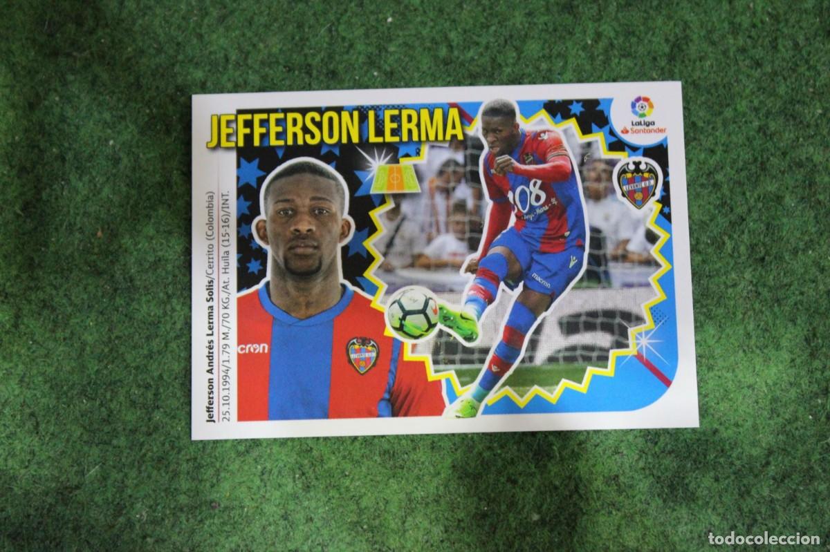 Cromos de f&uacute;tbol: 9 JEFFERSON LERMA UD LEVANTE LIGA ESTE 2018-19 2018 2019 18 19 LALIGA SANTANDER