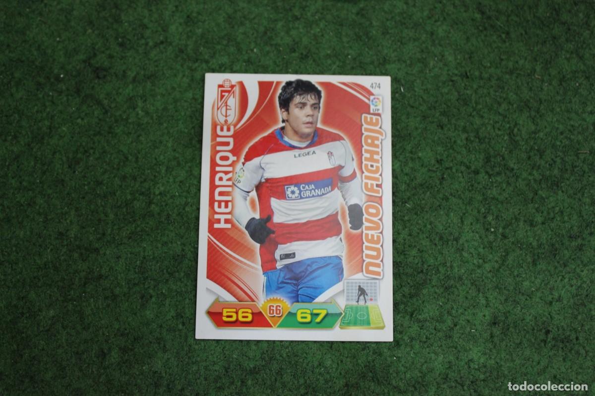 Cromos de f&uacute;tbol: 474 HENRIQUE NUEVO FICHAJE ADRENALYN XL 2011 2012 11 12 LALIGA SANTANDER