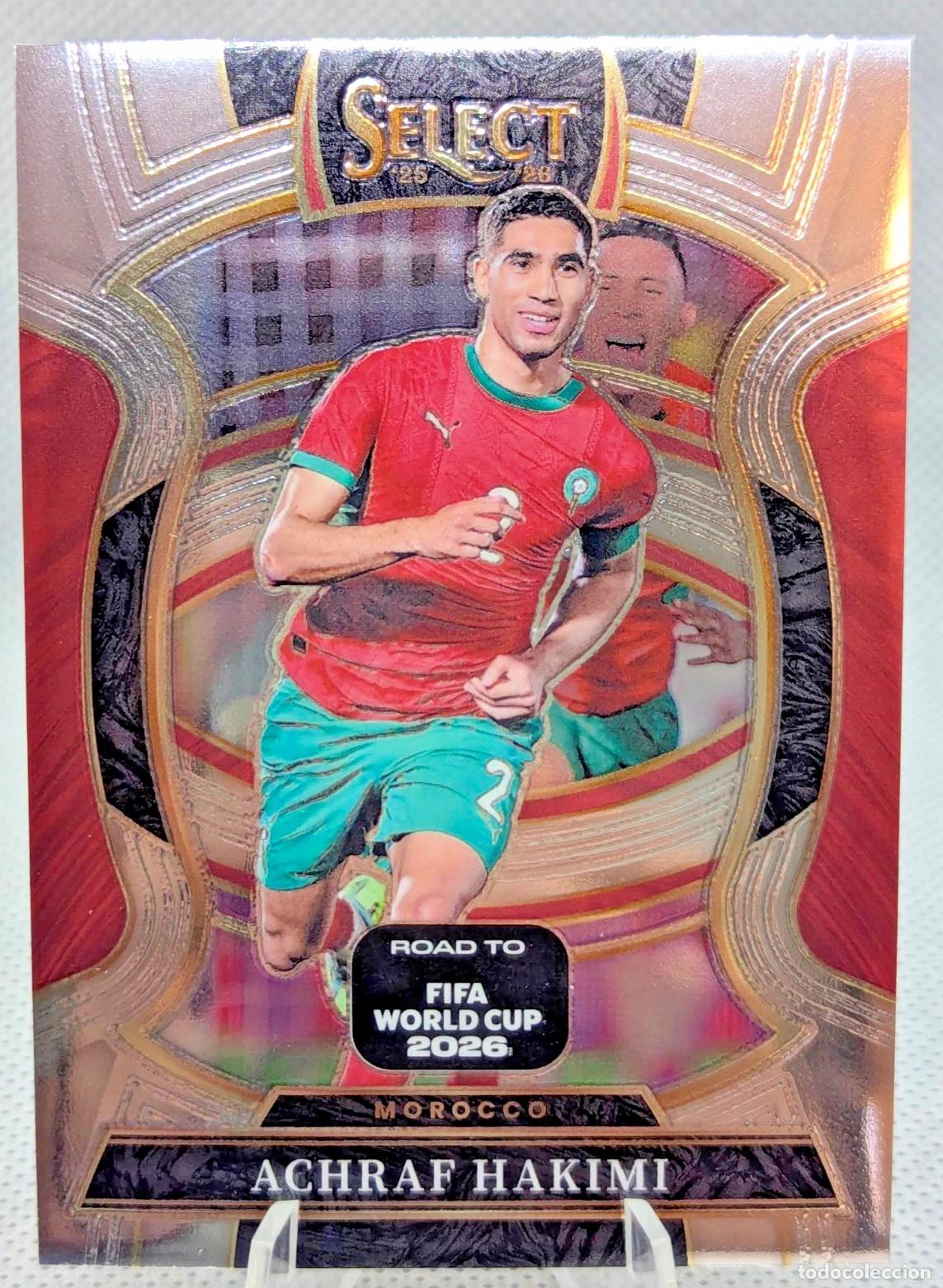 Cromos de f&uacute;tbol: Panini Select Road to FIFA World Cup 2026 Achraf Hakimi Morocco Terrace #52