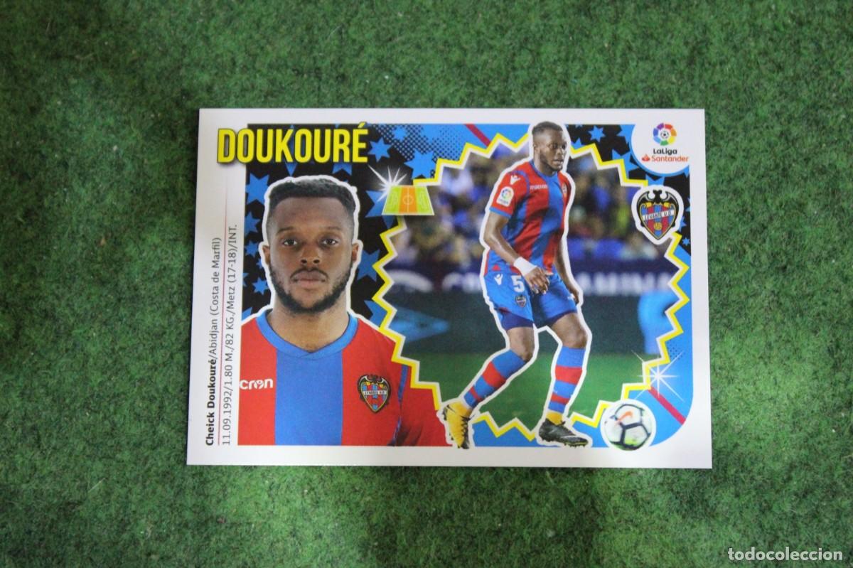 Cromos de f&uacute;tbol: 12B DOUKOUR&Eacute; UD LEVANTE LIGA ESTE 2018-19 2018 2019 18 19 LALIGA SANTANDER