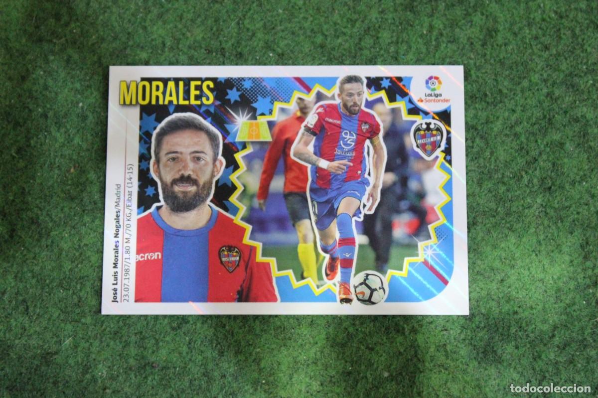 Cromos de f&uacute;tbol: 13 MORALES UD LEVANTE LIGA ESTE 2018-19 2018 2019 18 19 LALIGA SANTANDER